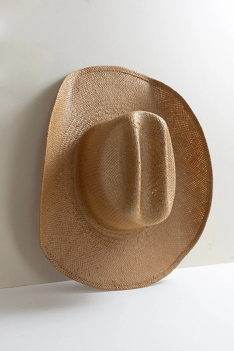 Brooks Straw Cowboy Hat - Tan - Image 4