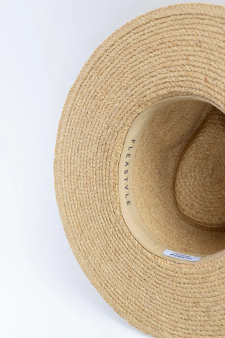 Coastal Straw Wide-Brim Hat - Image 10