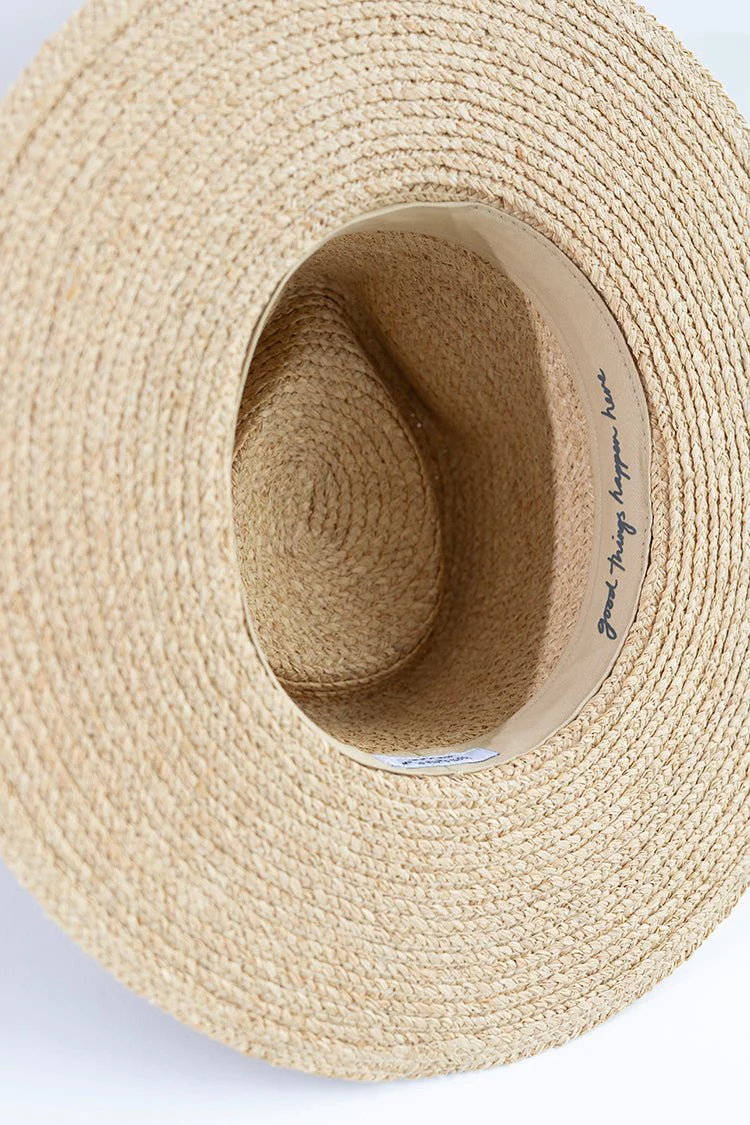 Coastal Straw Wide-Brim Hat - Image 2