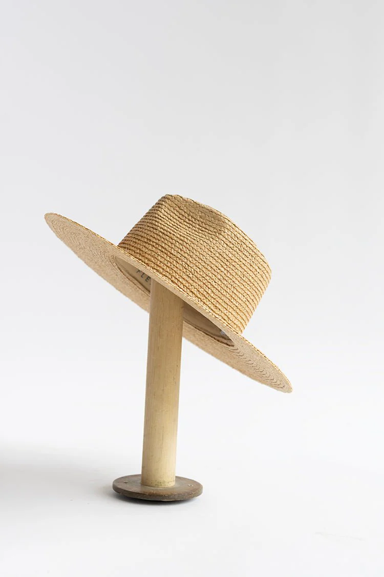 Coastal Straw Wide-Brim Hat - Image 9