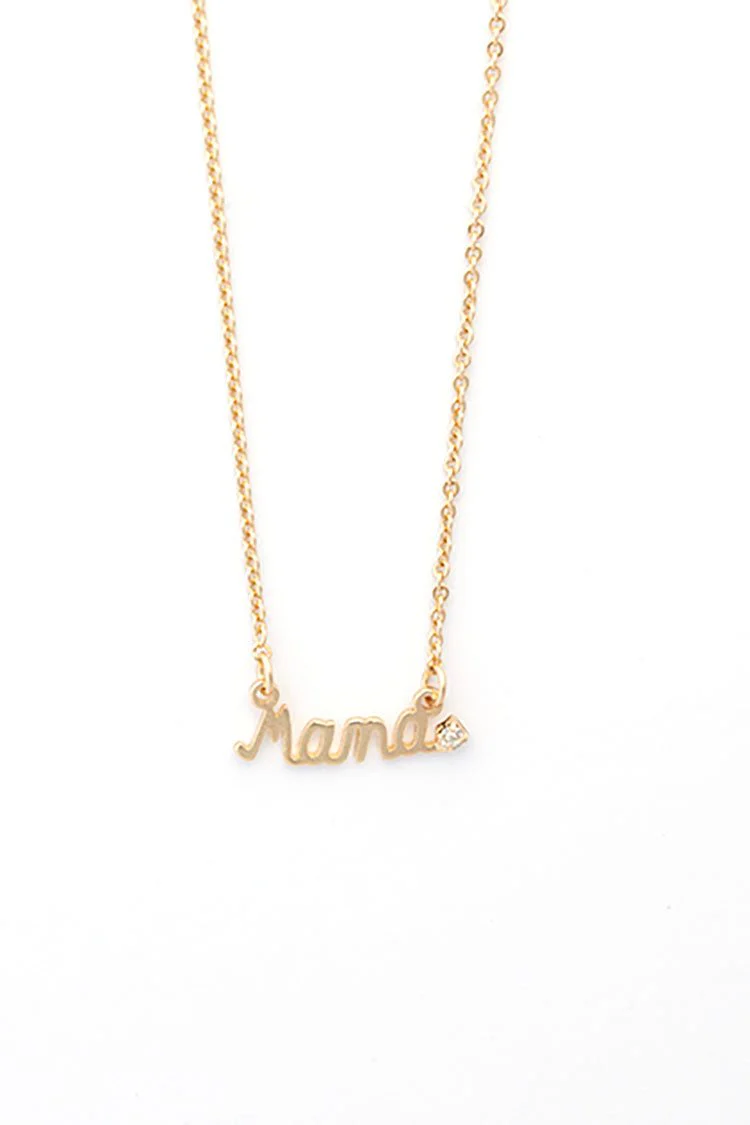 Dainty Mama Necklace