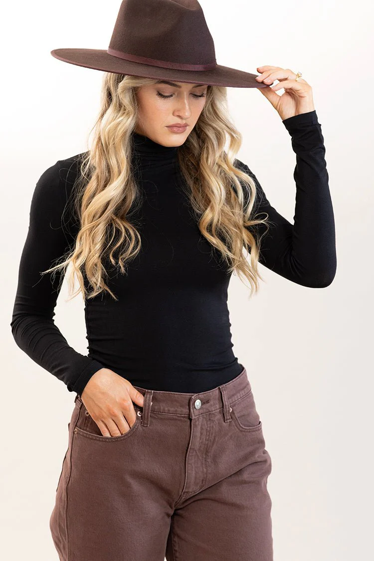 Dark Brown Straight Leg Baggy Fit Jeans - Image 4