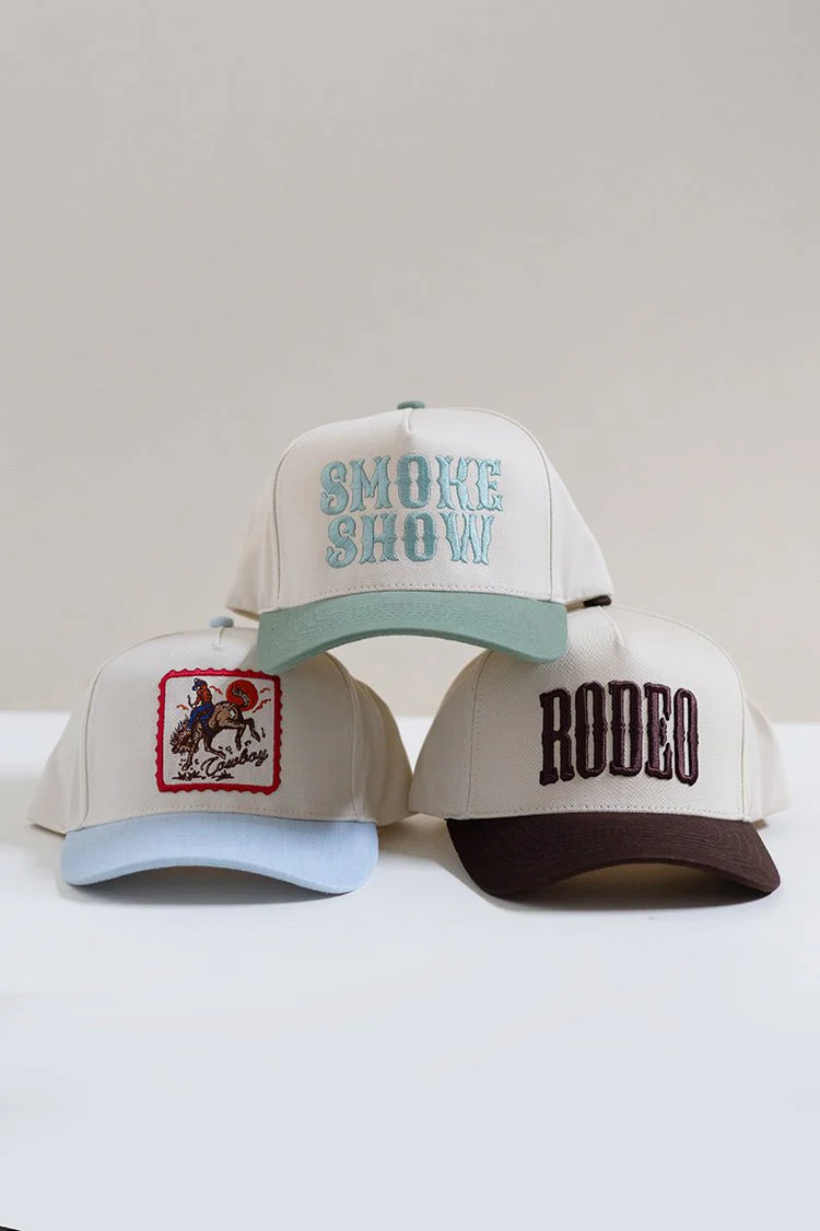 Denim Western Patch Trucker Hat - Image 3