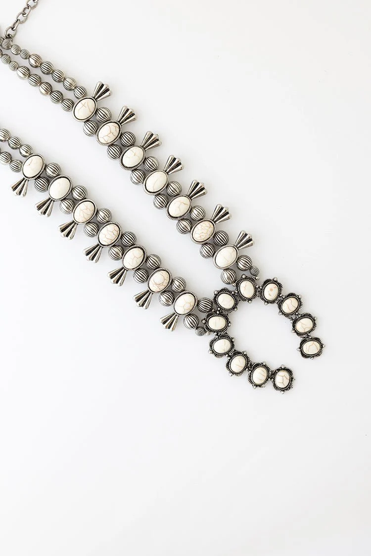 Ivory Squash Blossom Necklace - Image 7