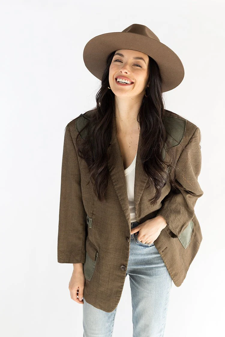 Lenny Wool Short-Brim Hat - Brown - Image 4