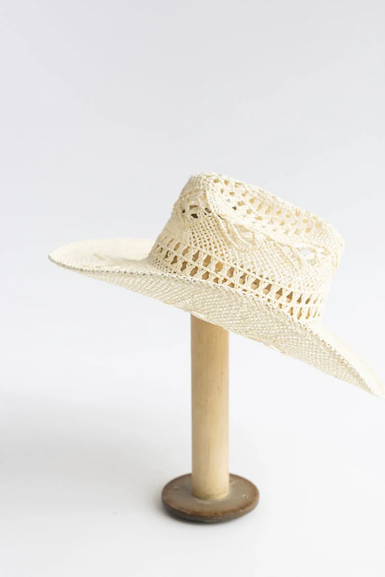 Dallas Straw Cowboy Hat - Ivory - Image 3