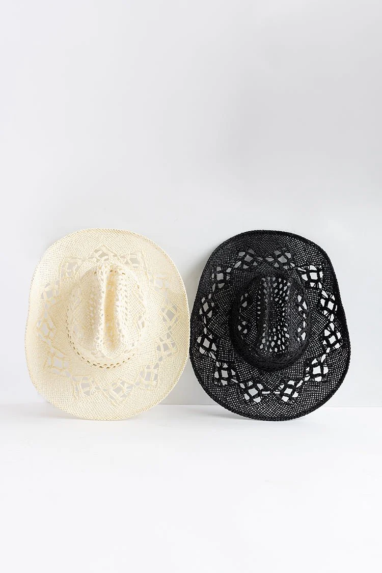 Dallas Straw Cowboy Hat - Ivory - Image 4