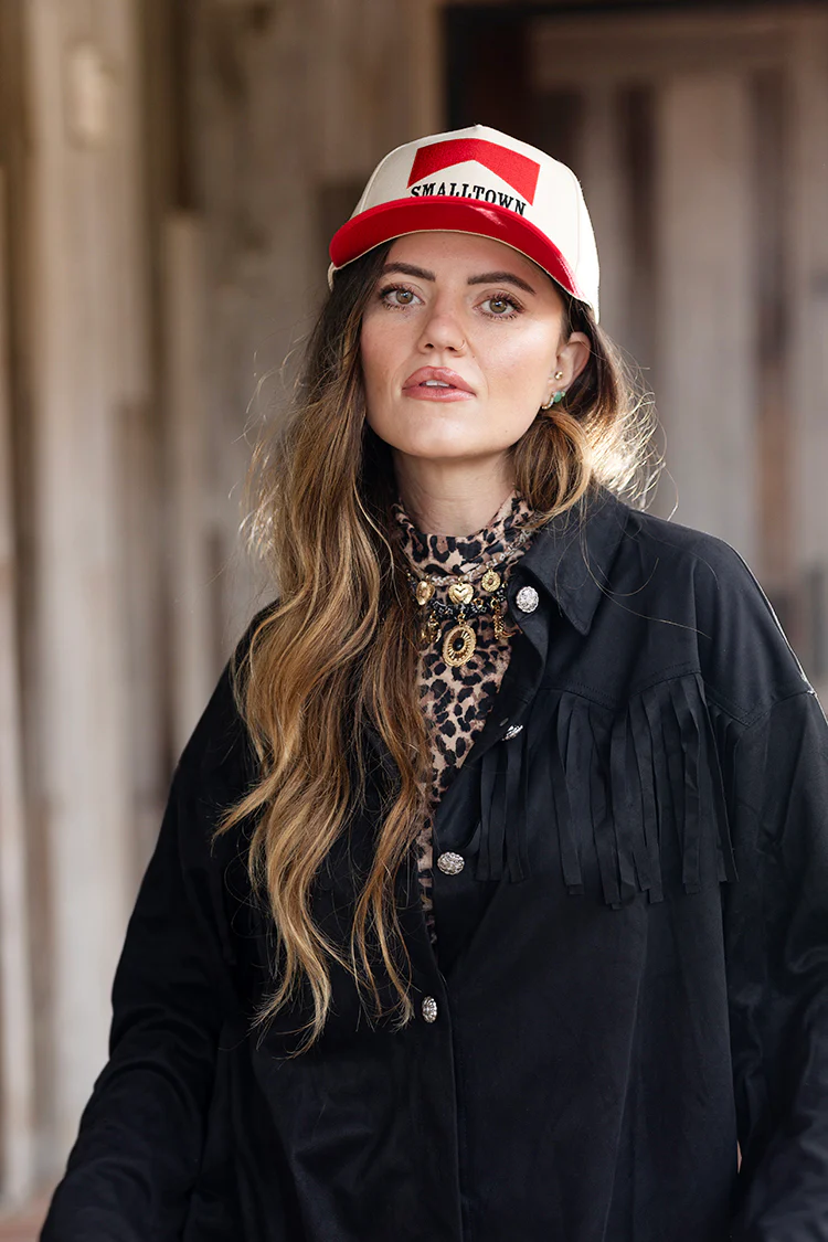 Fringe Western Shacket - Black - Image 13