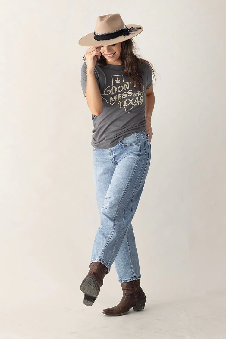 Gray "Don't Mess with Texas" Tee - Image 3