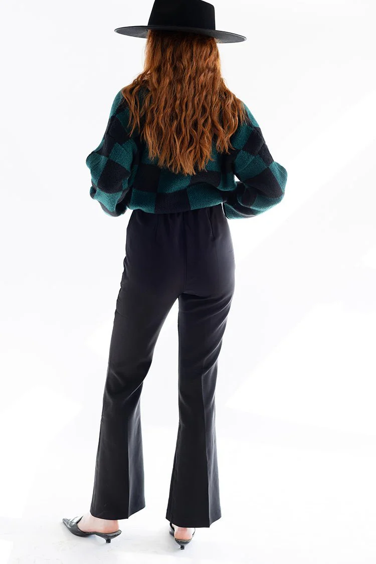 High-Waisted Flare Dress Pants - Image 5