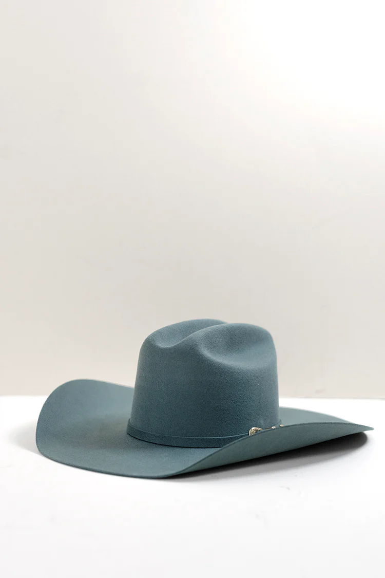Jenner Cowboy Cashmere Wool Hat - Steel