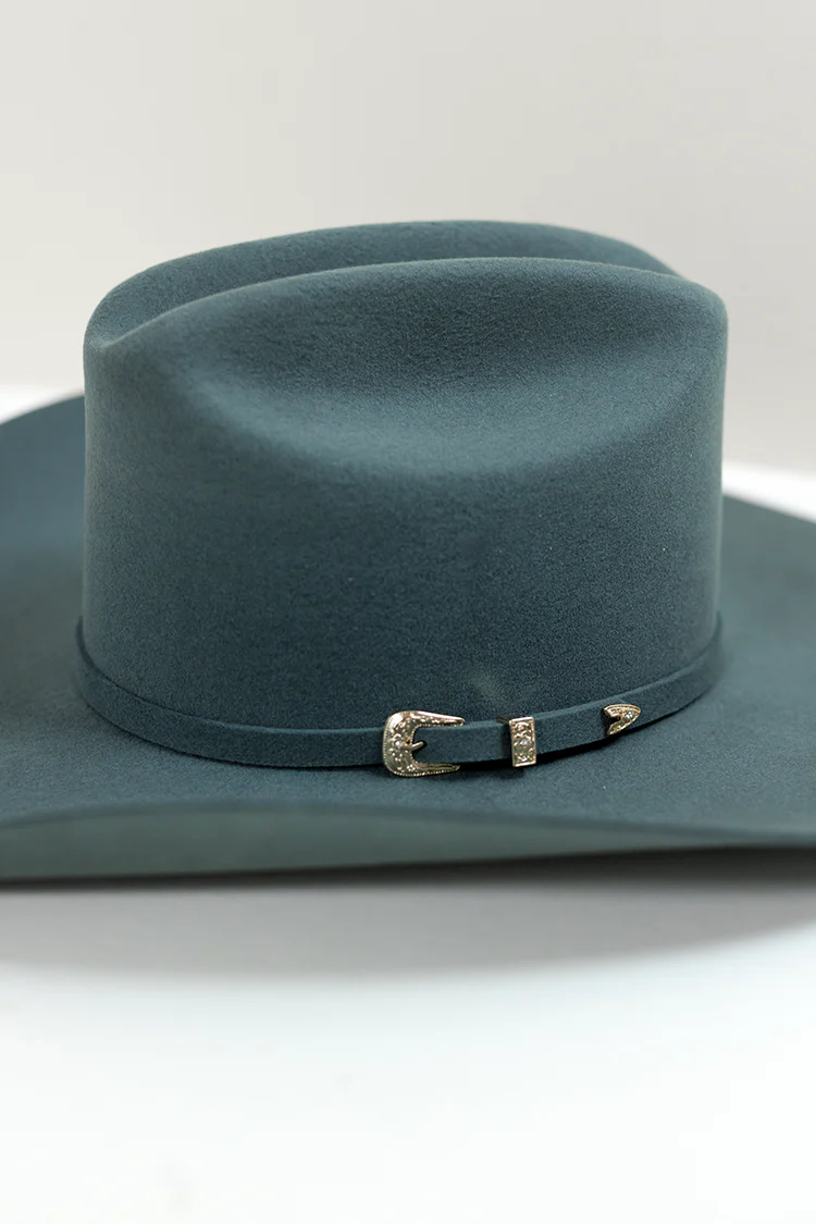 Jenner Cowboy Cashmere Wool Hat - Steel - Image 3