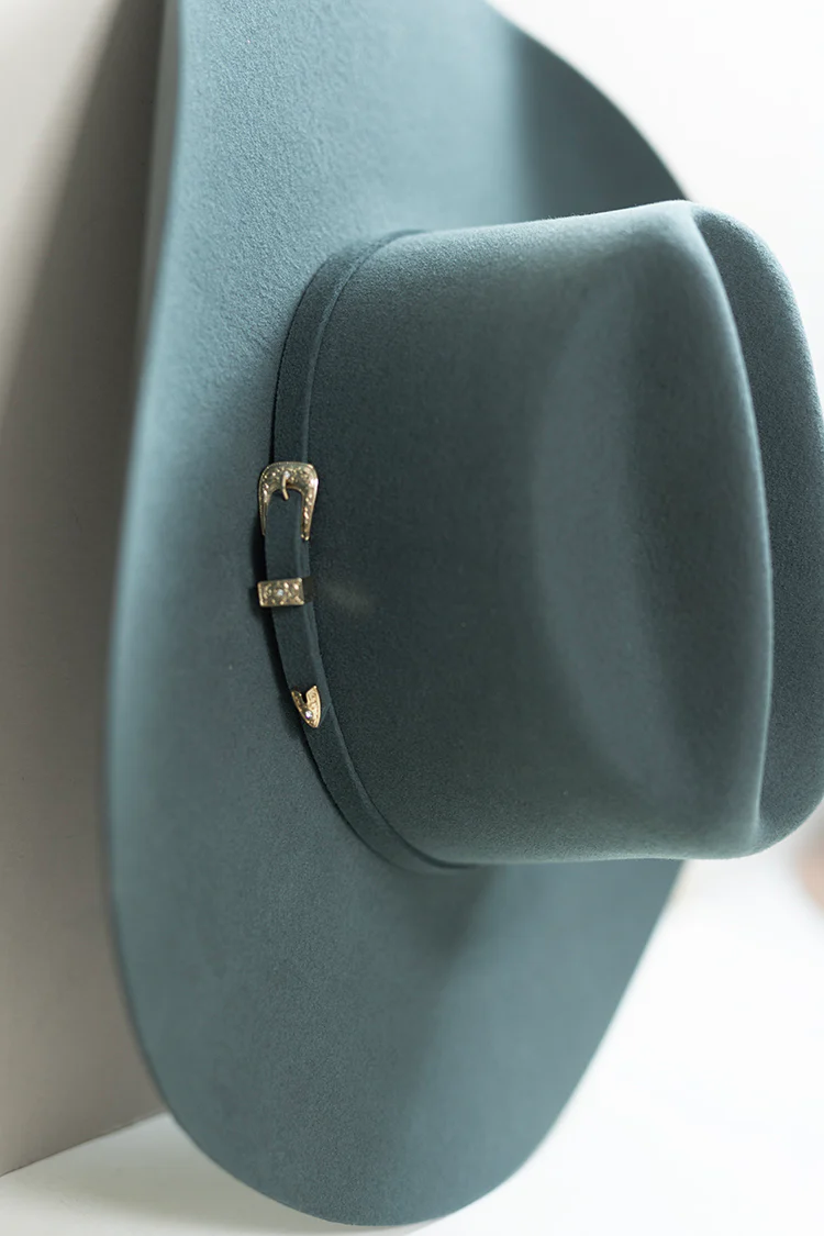 Jenner Cowboy Cashmere Wool Hat - Steel - Image 5