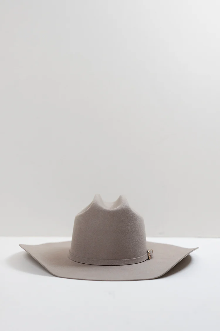 Jenner Cowboy Cashmere Wool Hat - Stone - Image 2