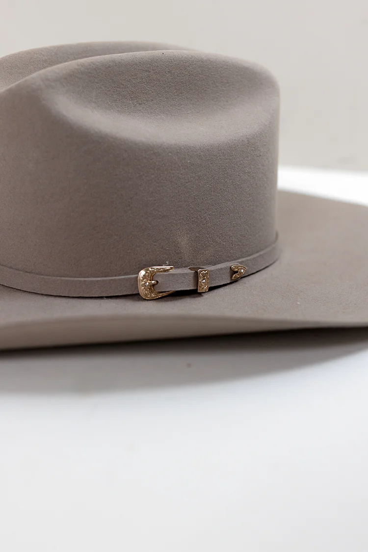 Jenner Cowboy Cashmere Wool Hat - Stone - Image 4