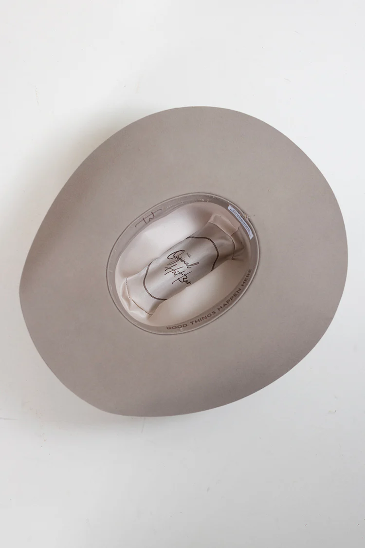 Jenner Cowboy Cashmere Wool Hat - Stone - Image 9
