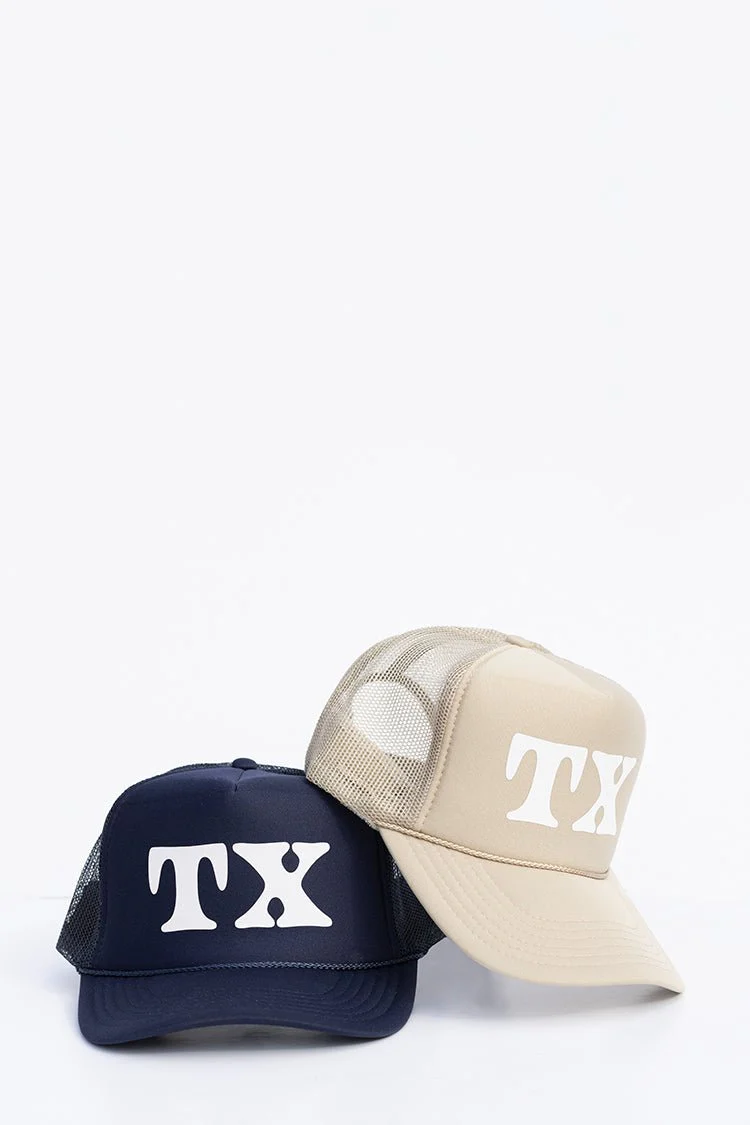 Khaki "TX" Trucker Hat - Image 3