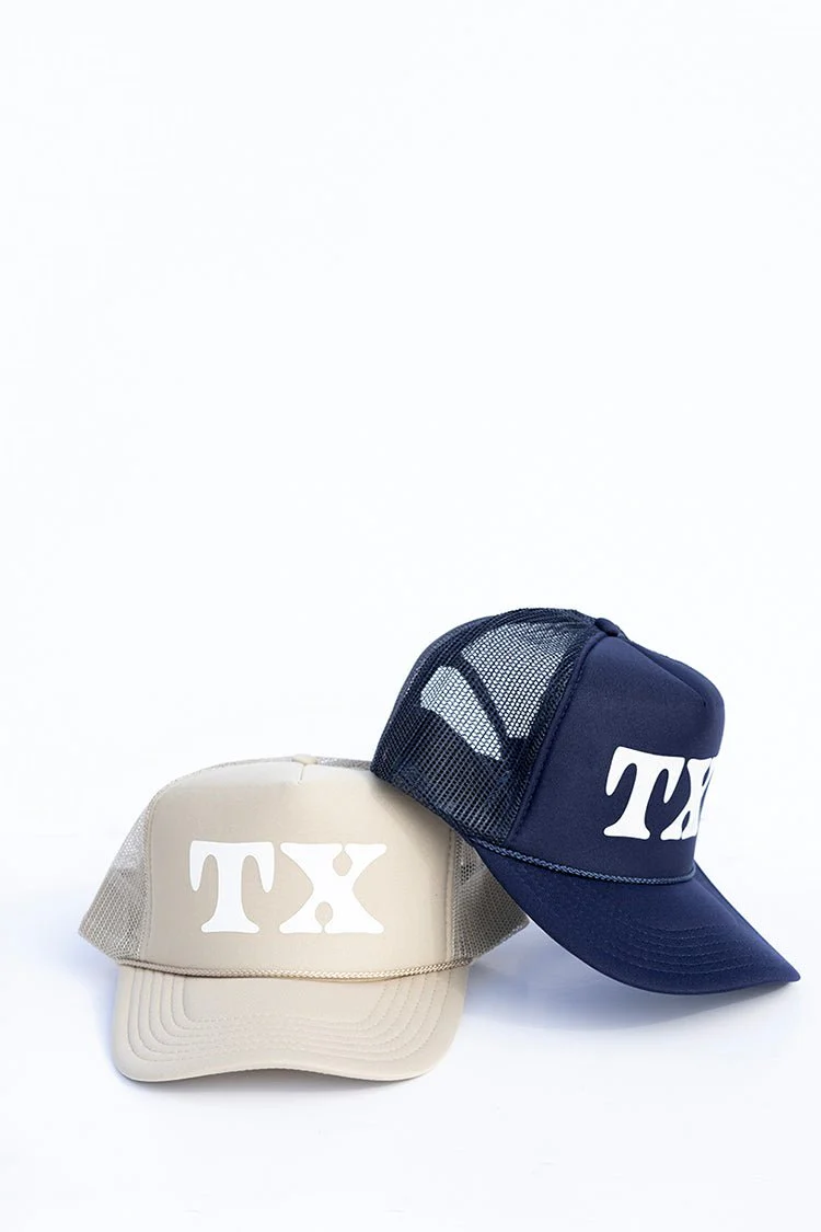 Khaki "TX" Trucker Hat - Image 4