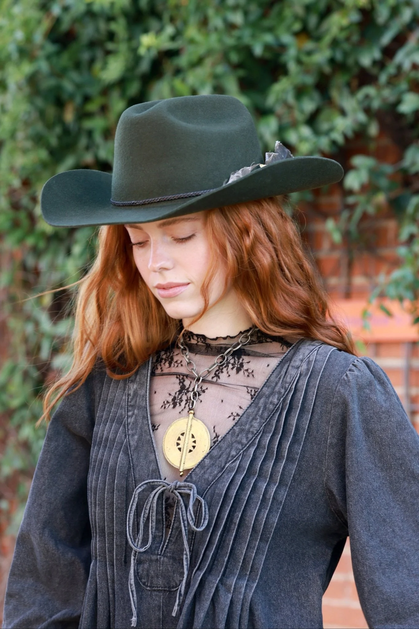 Lace Mock Neck Long-Sleeve Top - Image 3