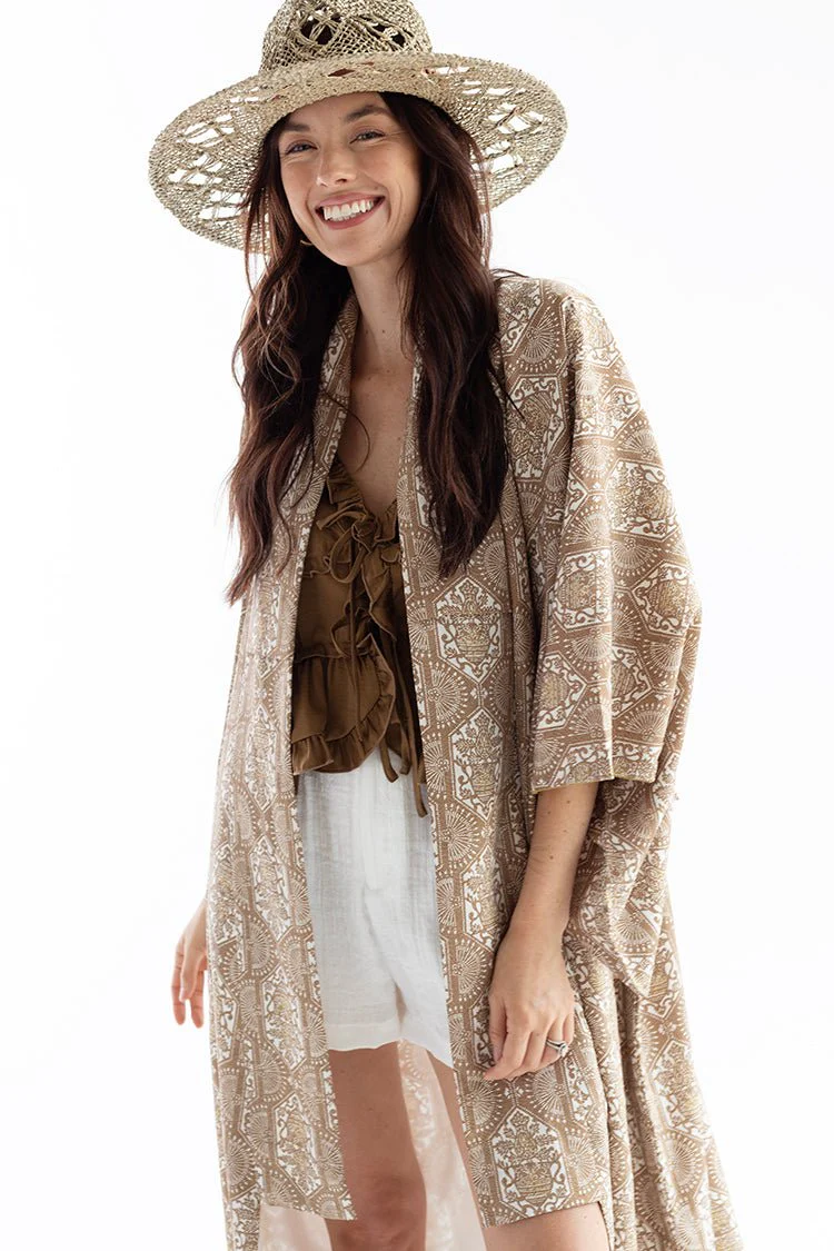 Lainey Straw Wide-Brim Hat - Image 2