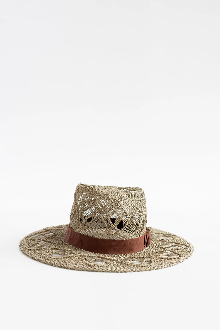 Lainey Straw Wide-Brim Hat - Image 3