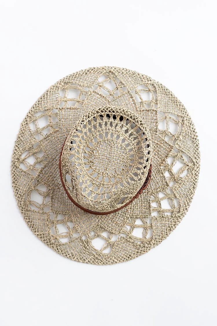 Lainey Straw Wide-Brim Hat - Image 8