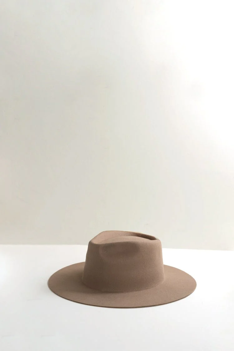 Lenny Wool Short-Brim Hat - Beige - Image 2