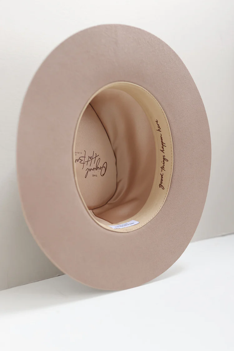 Lenny Wool Short-Brim Hat - Beige - Image 7