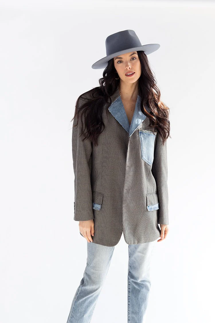 Lenny Wool Short-Brim Hat - Dusty Blue - Image 5