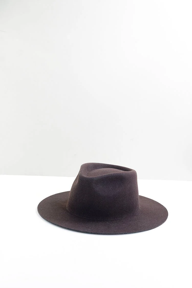 Lenny Wool Short-Brim Hat - Espresso - Image 2