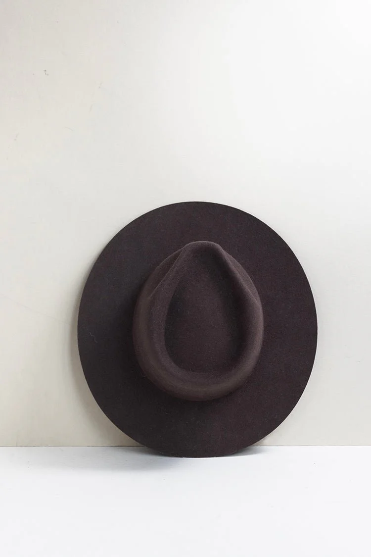 Lenny Wool Short-Brim Hat - Espresso - Image 3