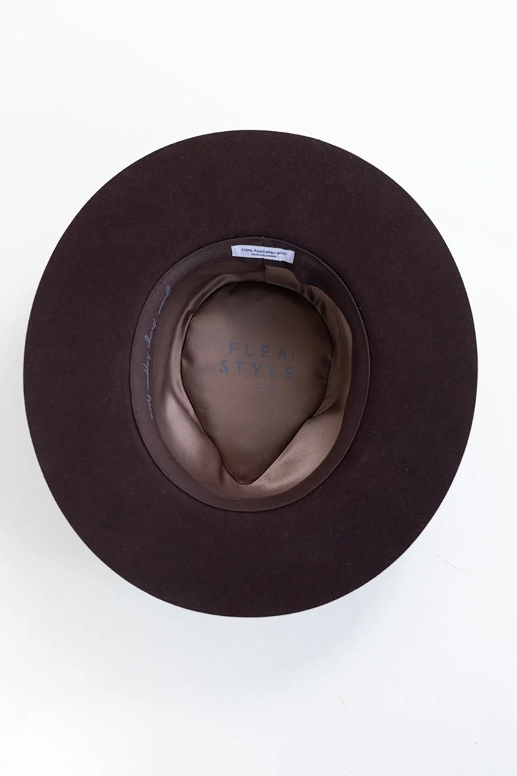 Lenny Wool Short-Brim Hat - Espresso - Image 5