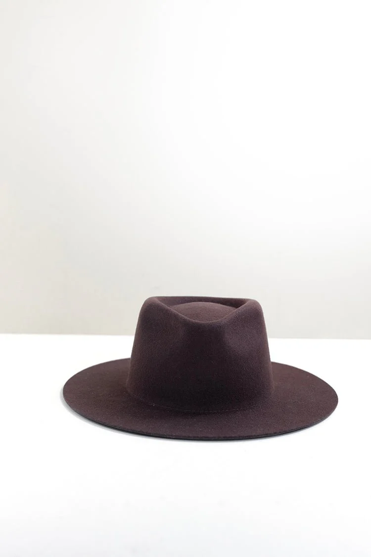 Lenny Wool Short-Brim Hat - Espresso - Image 6