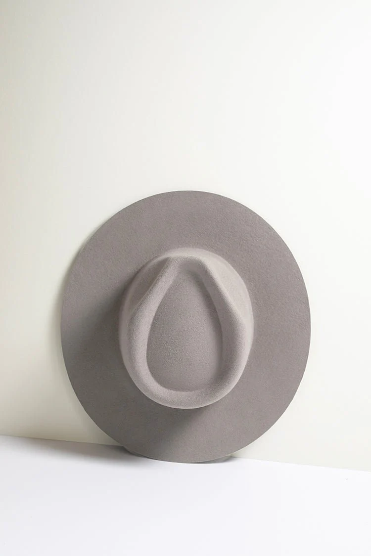 Lenny Wool Short-Brim Hat - Light Gray - Image 3