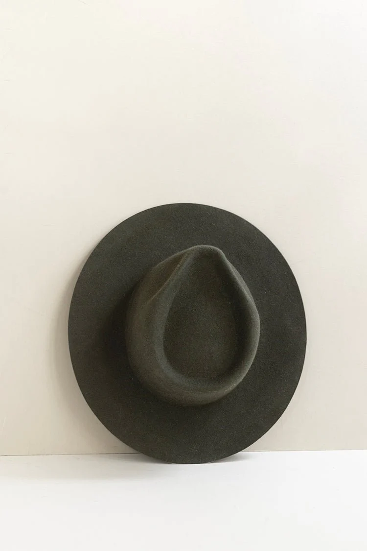 Lenny Wool Short-Brim Hat - Pine - Image 3