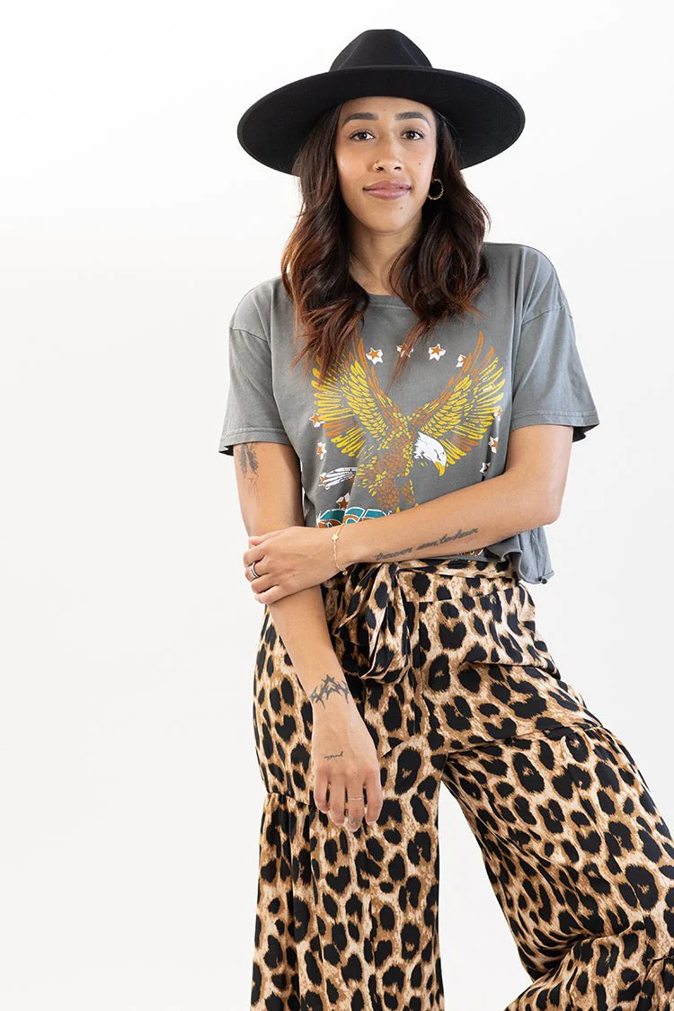Leopard Print Palazzo Pants - Image 3