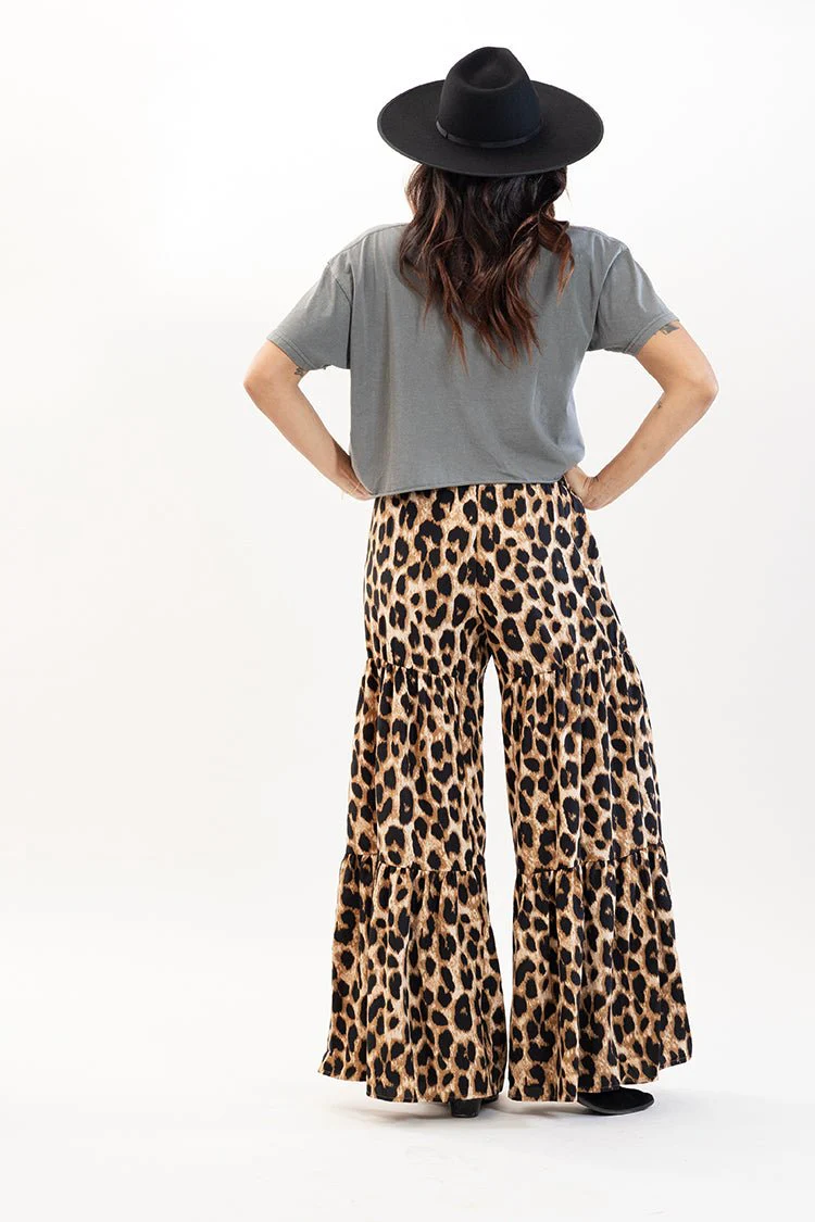 Leopard Print Palazzo Pants - Image 5
