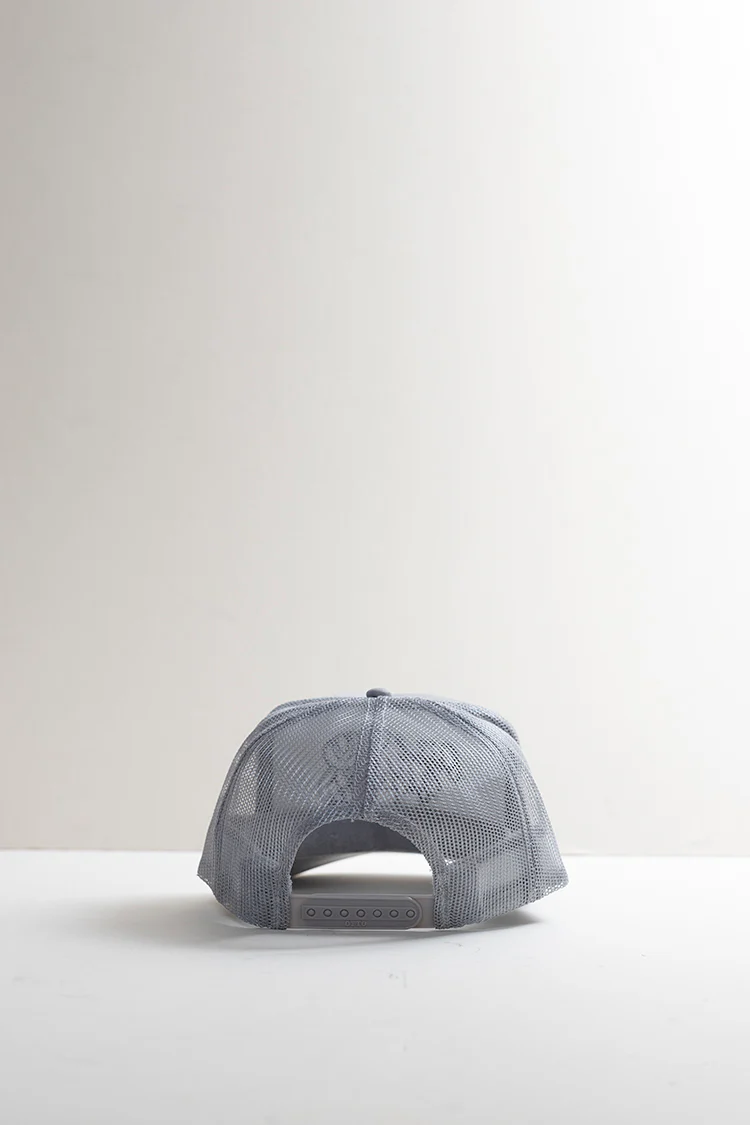 Nashville Cowgirl Embroidered Trucker Hat - Gray - Image 5