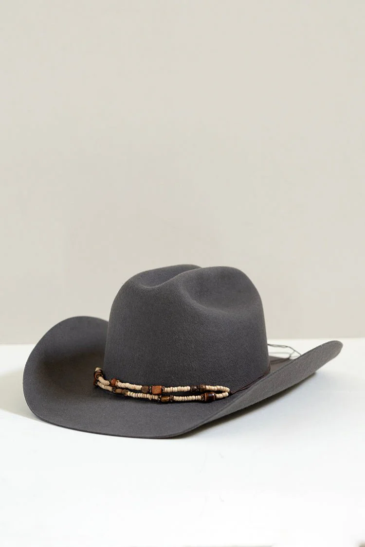 Double Strand Neutral Beaded Hat Band