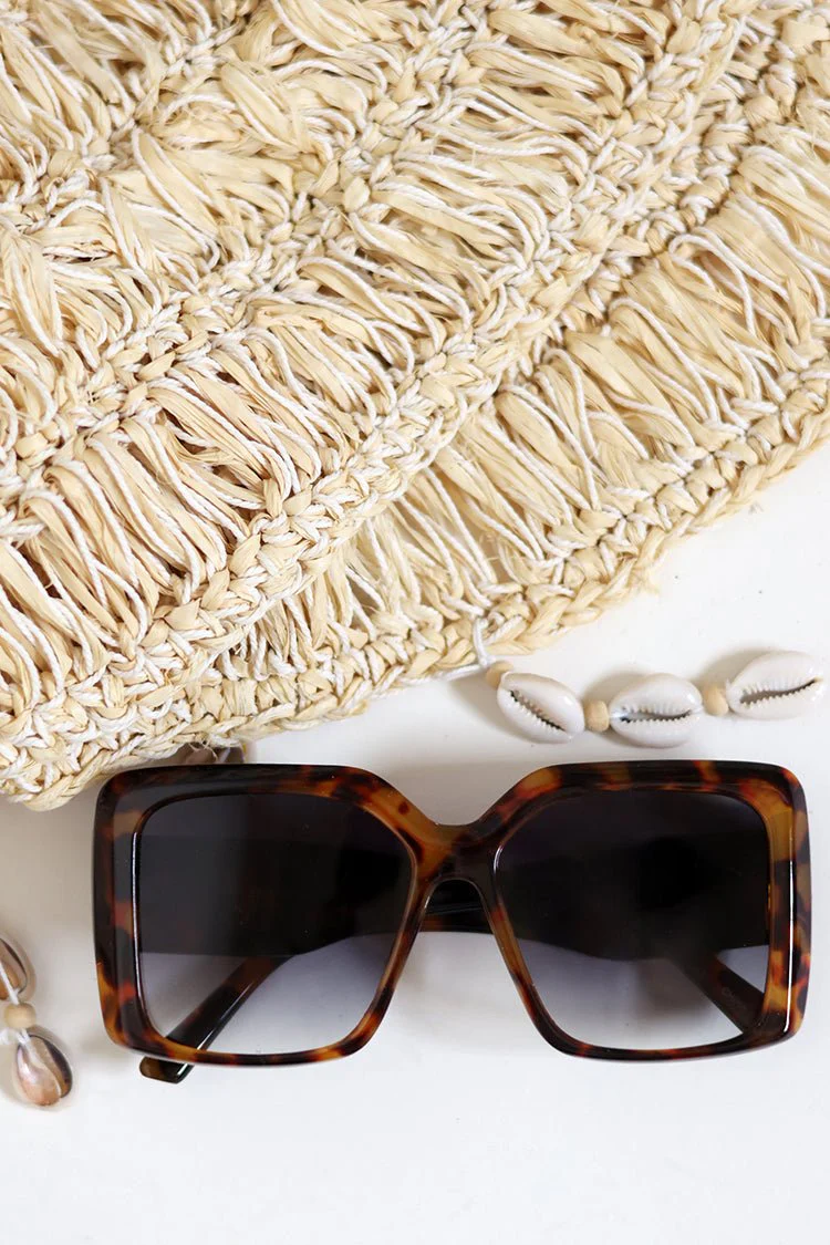Oversized Square Acetate Sunglasses - Image 2