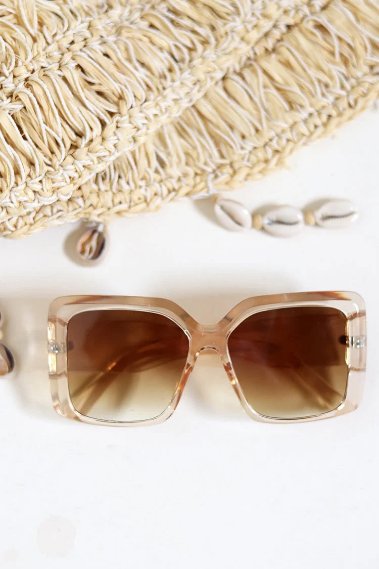 Oversized Square Acetate Sunglasses - Image 7