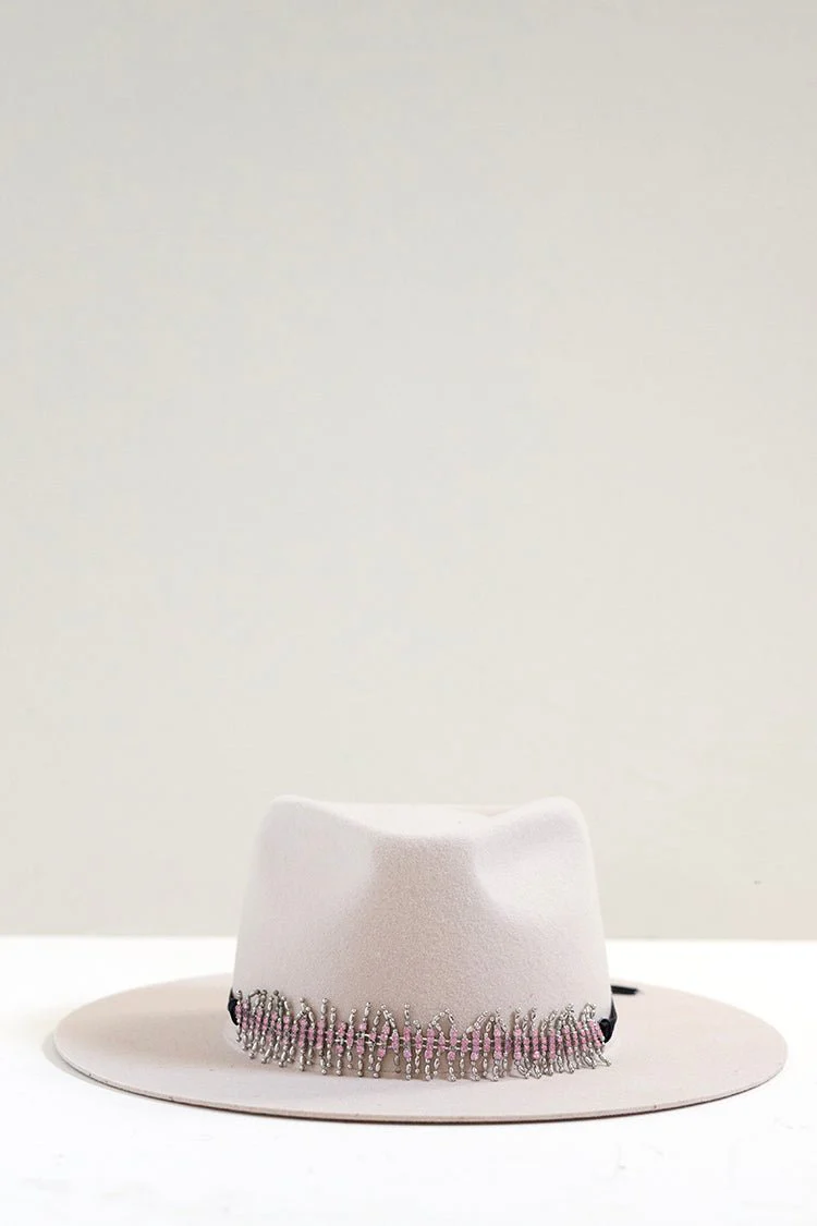 Pink Rhinestone Crown Hat Band - Image 5