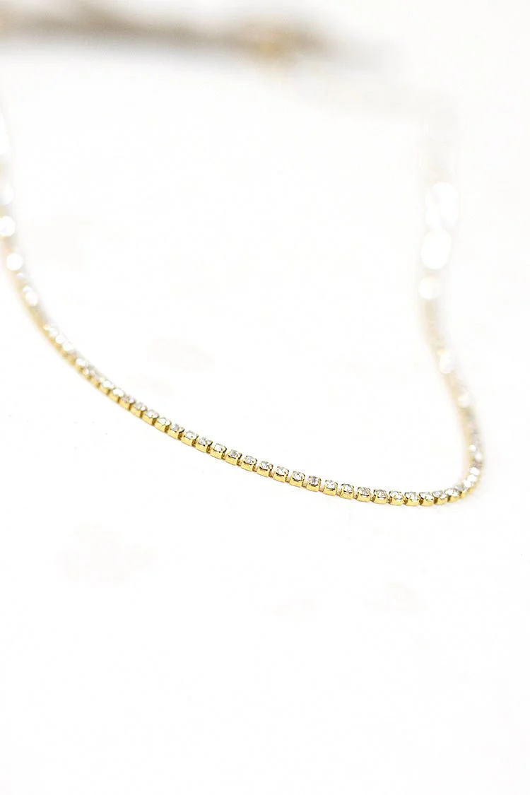 Rhinestone Chain with Suede Hat Band - Image 4