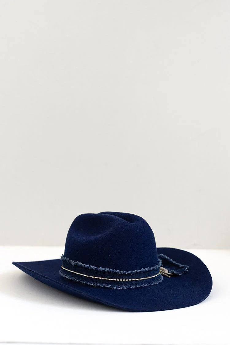 Rhinestone Chain with Suede Hat Band - Image 5