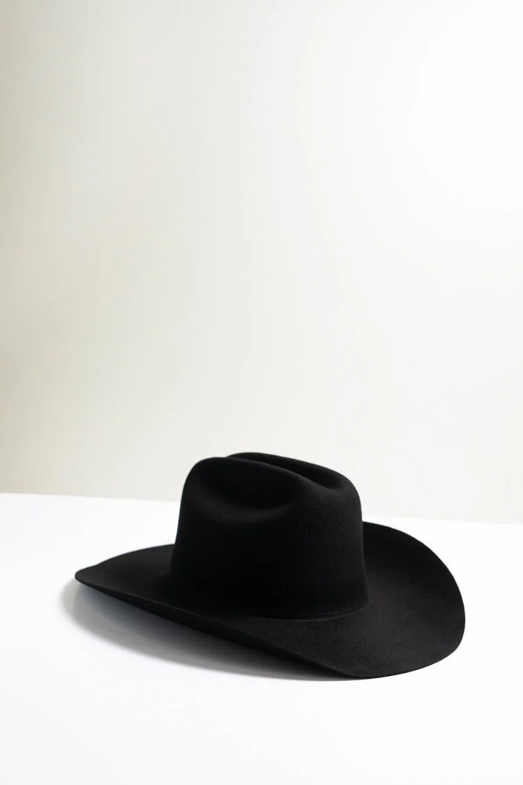 Rider Wool Cowboy Hat - Black - Image 3