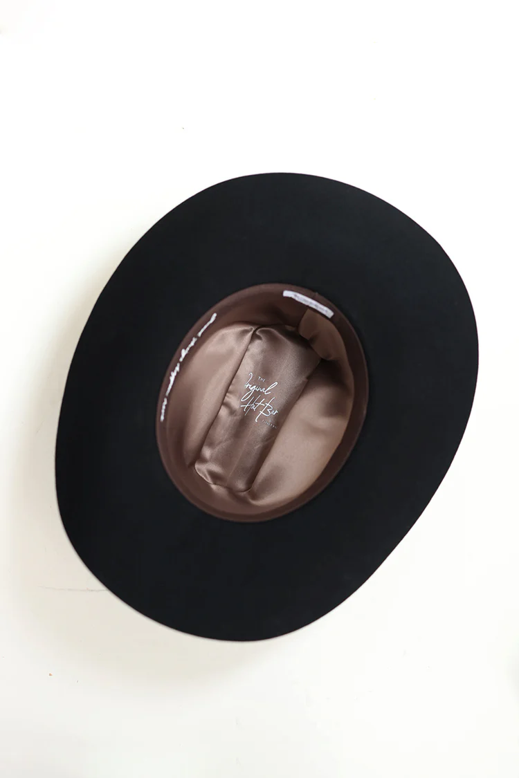 Rider Wool Cowboy Hat - Black - Image 8