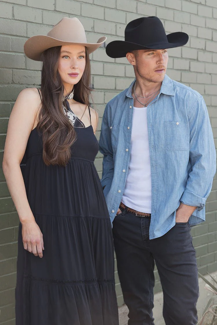 Rider Wool Cowboy Hat - Black - Image 9