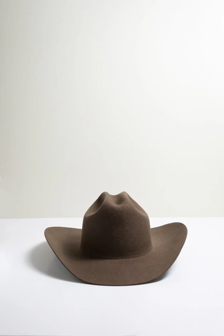 Rider Wool Cowboy Hat - Brown - Image 4