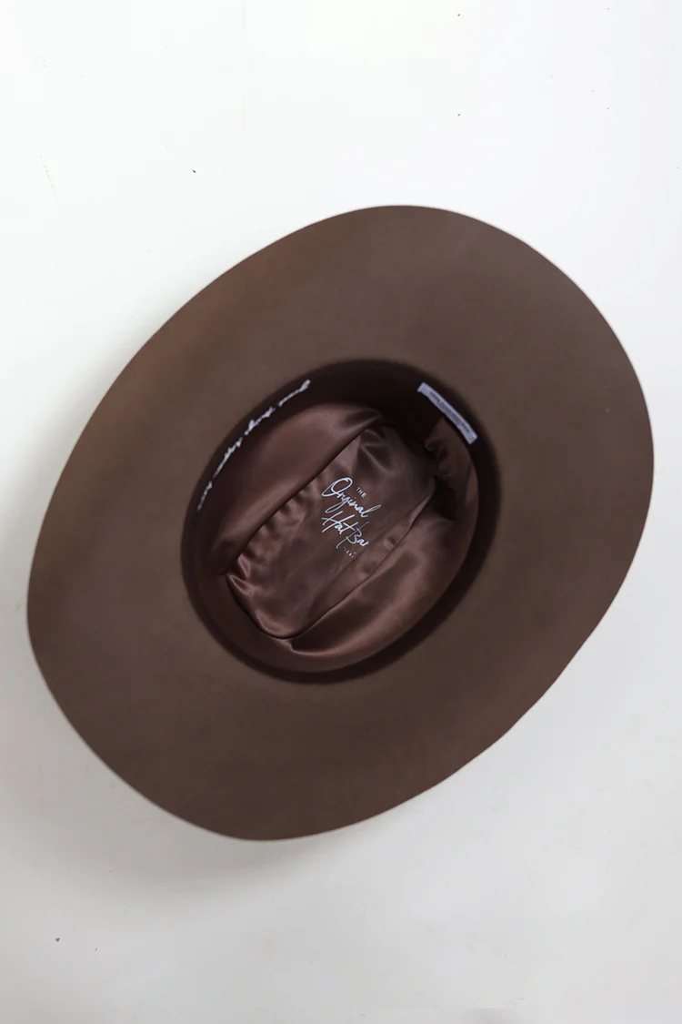 Rider Wool Cowboy Hat - Brown - Image 7