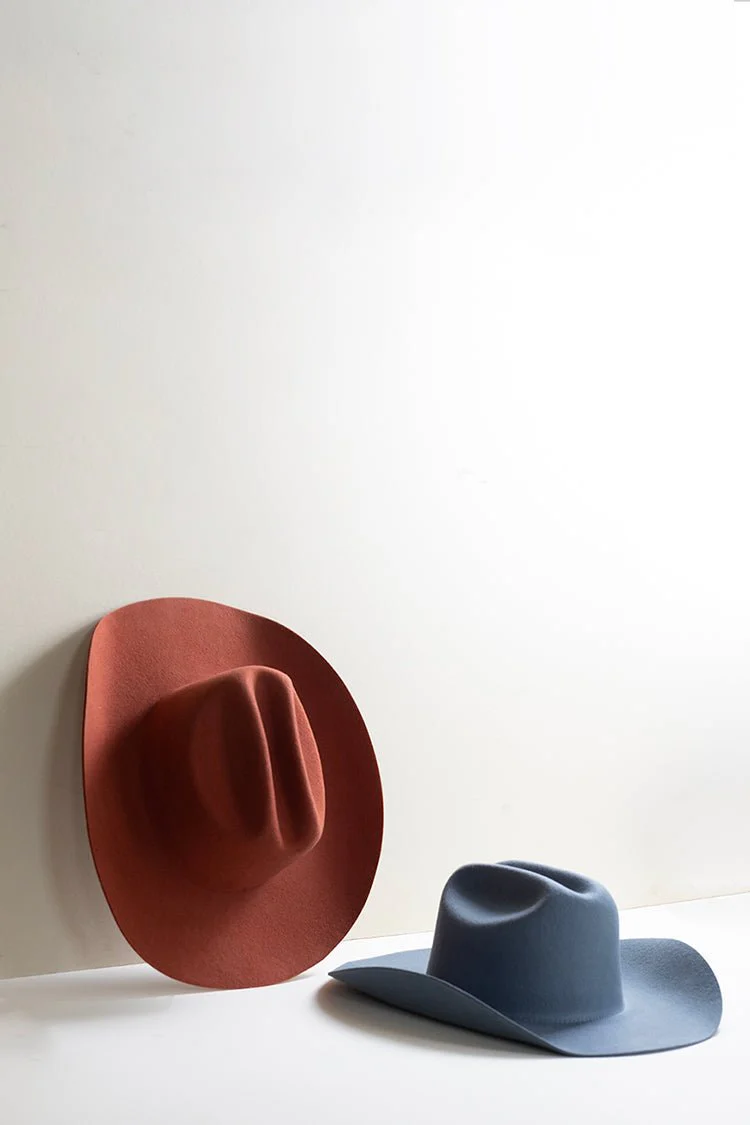 Rider Wool Cowboy Hat - Dusty Blue - Image 8